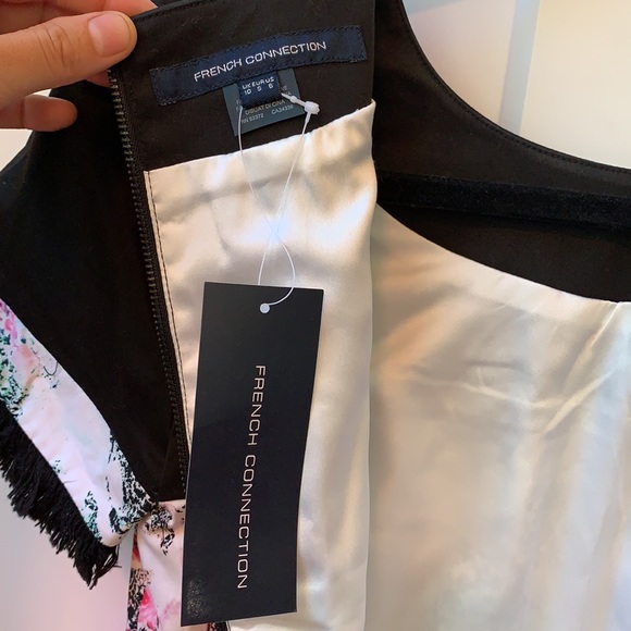 French Connection Mineral Pool multicolored mini dress sz 6 US - Picture 12 of 15